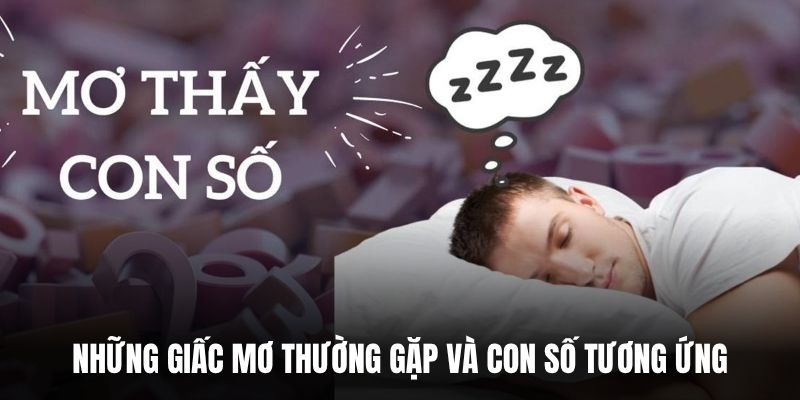 Những giấc mơ thường gặp và con số tương ứng.